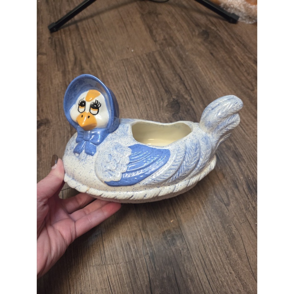 Vintage Mother Goose Ceramic Planter